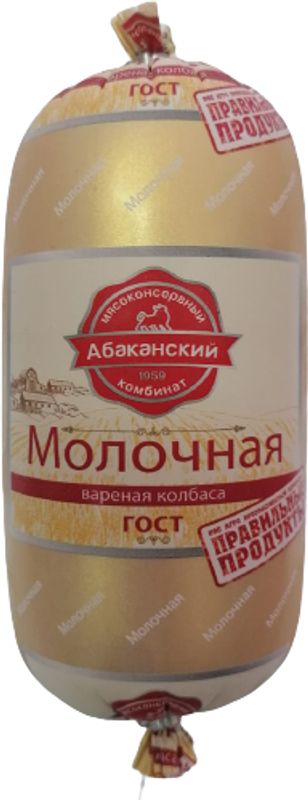 

Колбаса Абаканский МКК молочная вареная 400 г