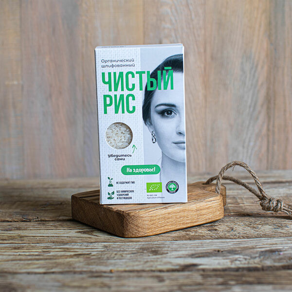 Белый шлифованный рис БИО