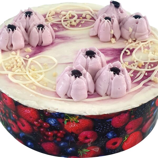 Торт Академия вкуса Ягодная карусель с черной смородиной 560 г