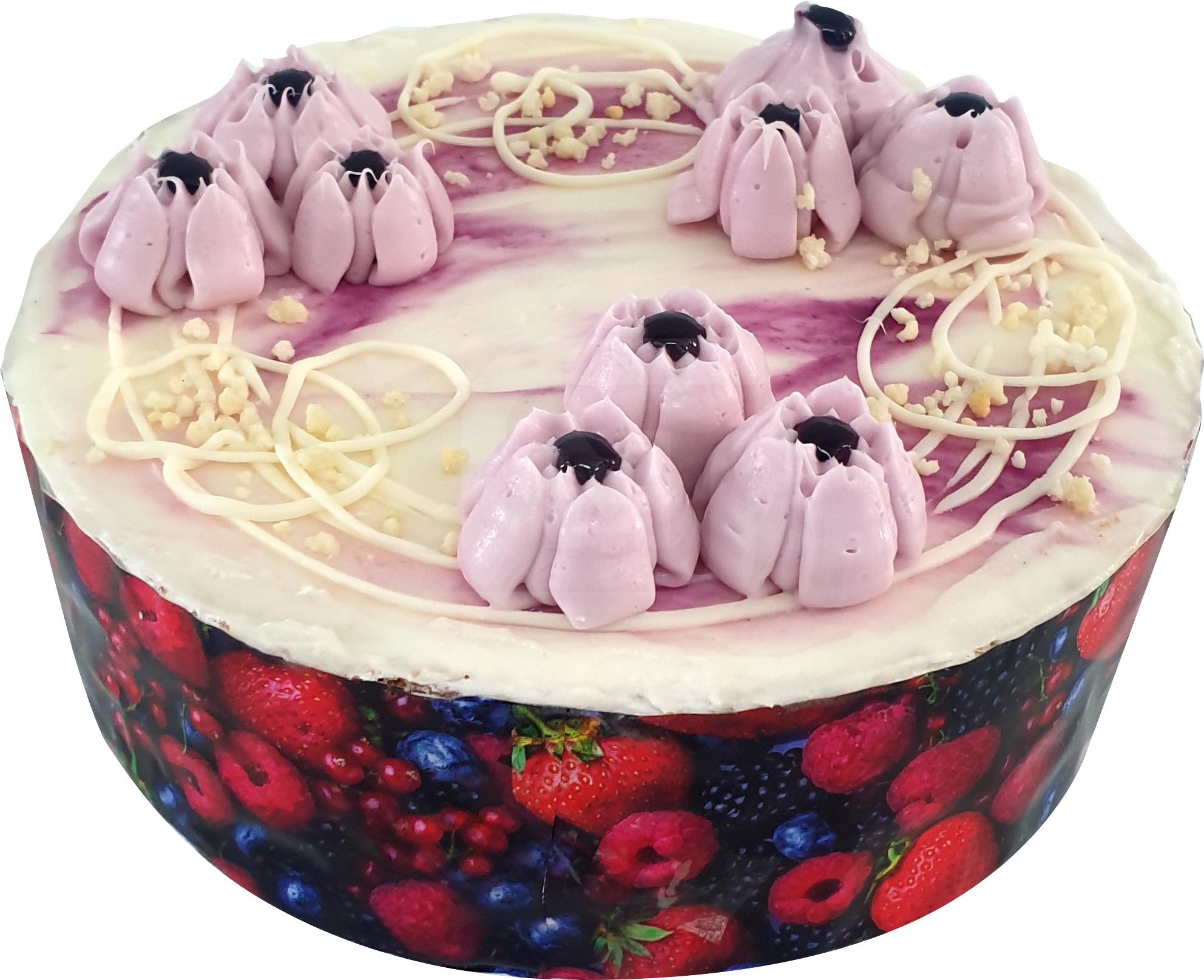 

Торт Академия вкуса Ягодная карусель с черной смородиной 560 г