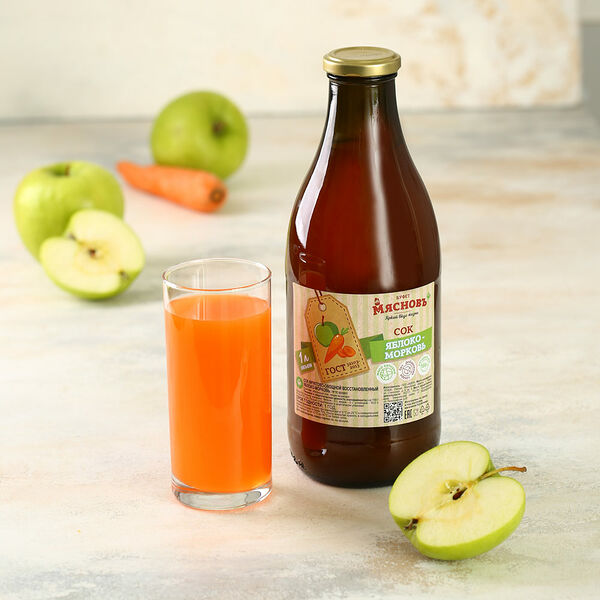 Сок яблоко-морковь МясновЪ Буфет
