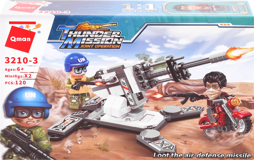 

Конструктор QMAN Военный транспорт, Арт. 3210