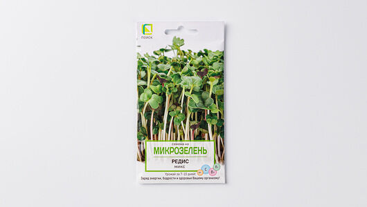 Семена Микрозелень Поиск Редис микс