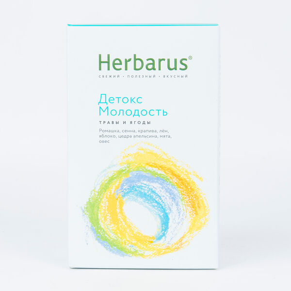 Живой травяной чай Детокс молодость, Herbarus