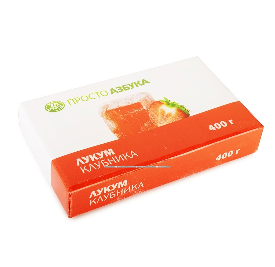 

Лукум Просто Азбука со вкусом клубники 400 г