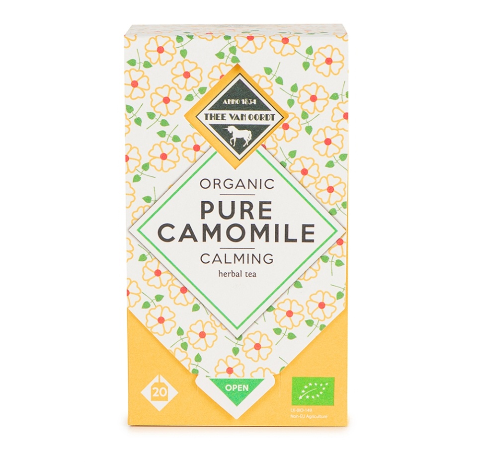 

Чайный напиток органический Thee Van Oordt «Pure Chamomile» 20 х 1.25 г, Шри-Ланка