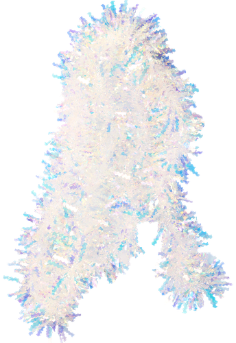 

Мишура Homeclub с голографическими волнистыми кончиками 9 х 200 см