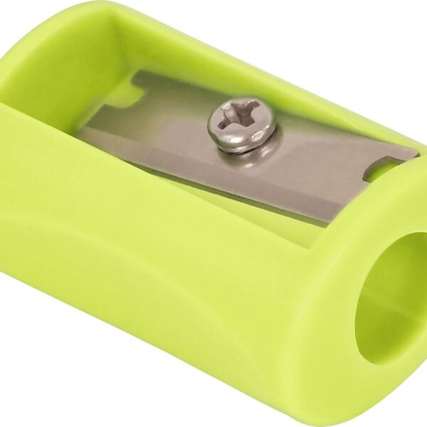 Точилка CREATIVIKI Бочонок, пластиковая, 1 отверстие, Арт. 203711, в ассортименте