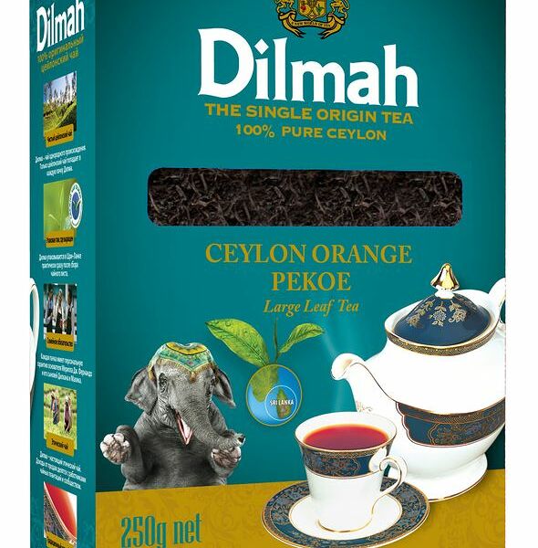Чай Черный байховый крупнолистовой ТМ Dilmah (Дилмах), 250г