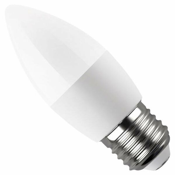 Лампа светодиодная АШАН Красная птица Свеча Е27 холодный свет, 5 Вт