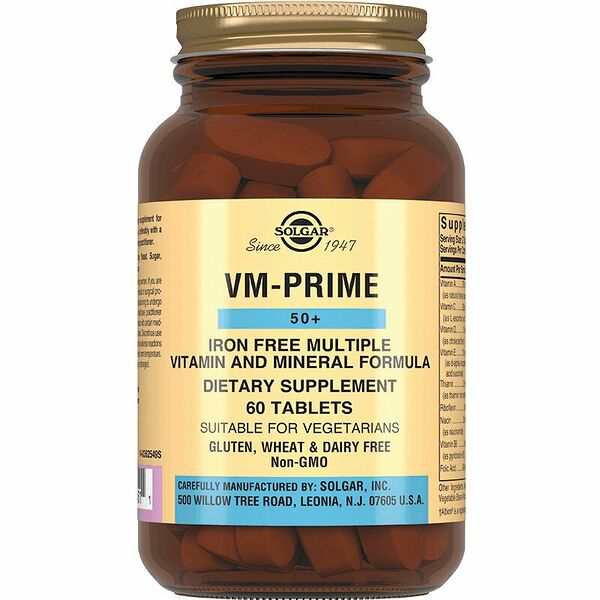Солгар Мультивитаминный и минеральный комплекс 50+ таб.№60