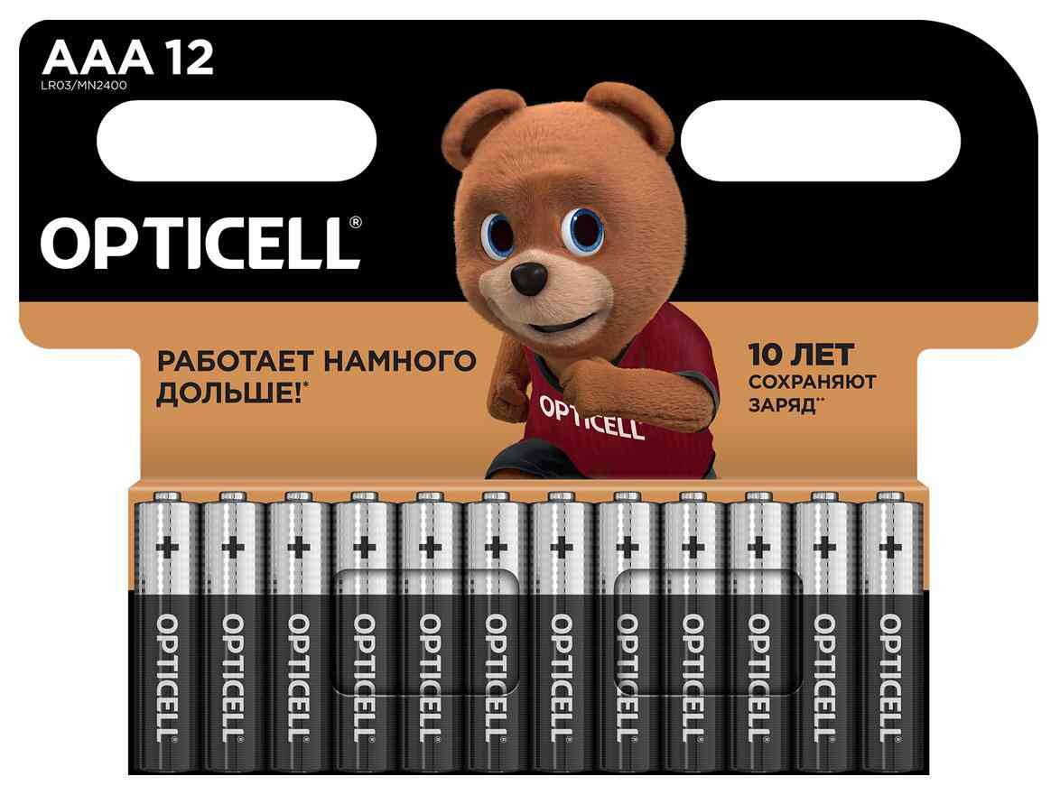 

Батарейка Opticell Basic ААА алкалиновая Opticell Basic 12 шт.