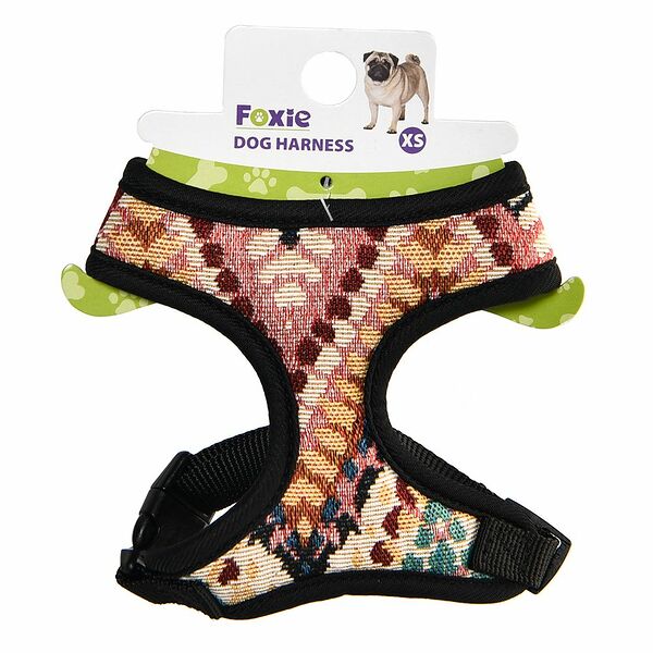 Шлейка для собак FOXIE Ethnic XS (обхват шеи 22см, обхват груди 28-41см)