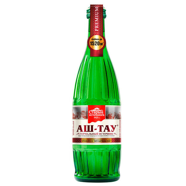 Минеральная вода Аш-Тау 0,5л ст/б Старый источник