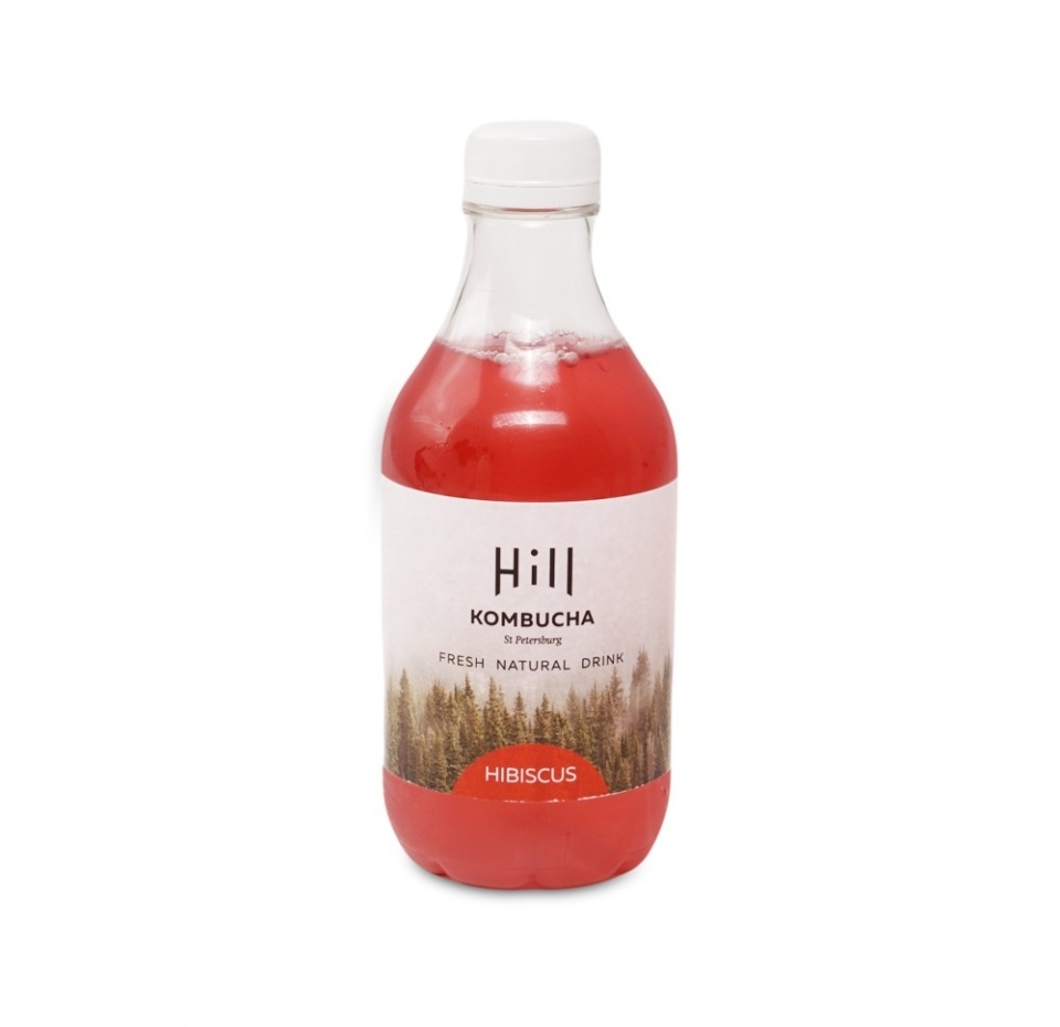 

Напиток на основе чайного гриба Kombucha hill Hibiscus 0.35 л