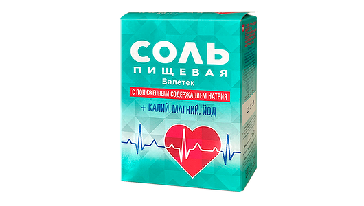 Соль йодированная с пониженным содержанием натрия 