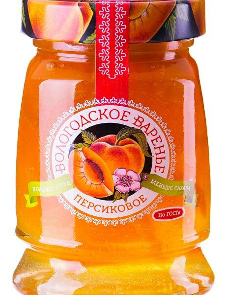Варенье Вологодское Домашнее Персиковое 370г