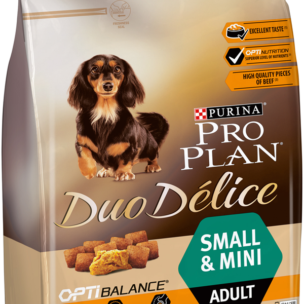 Корм для собак Purina Pro Plan Duo Delice говядина с рисом (для мелких пород)