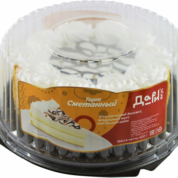 Торт Дари вкус Сметанный 600 г
