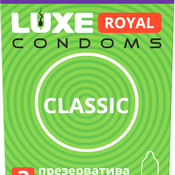 Презервативы LUXE Royal Classic гладкие, 3шт