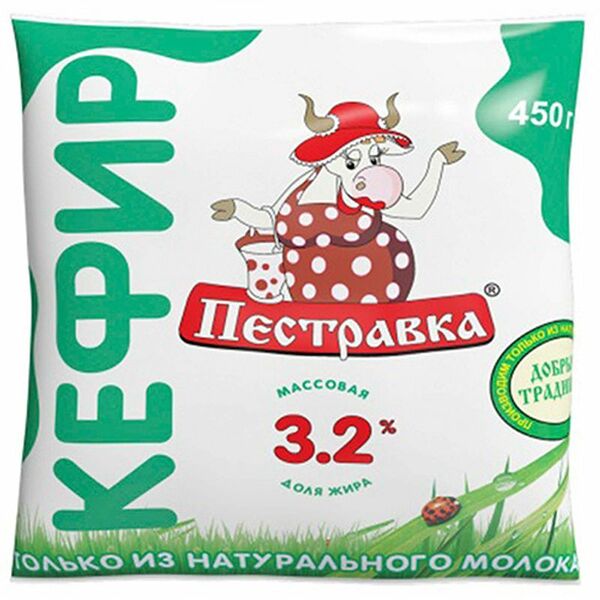 Кефир Пестравка 3.2% 450 г