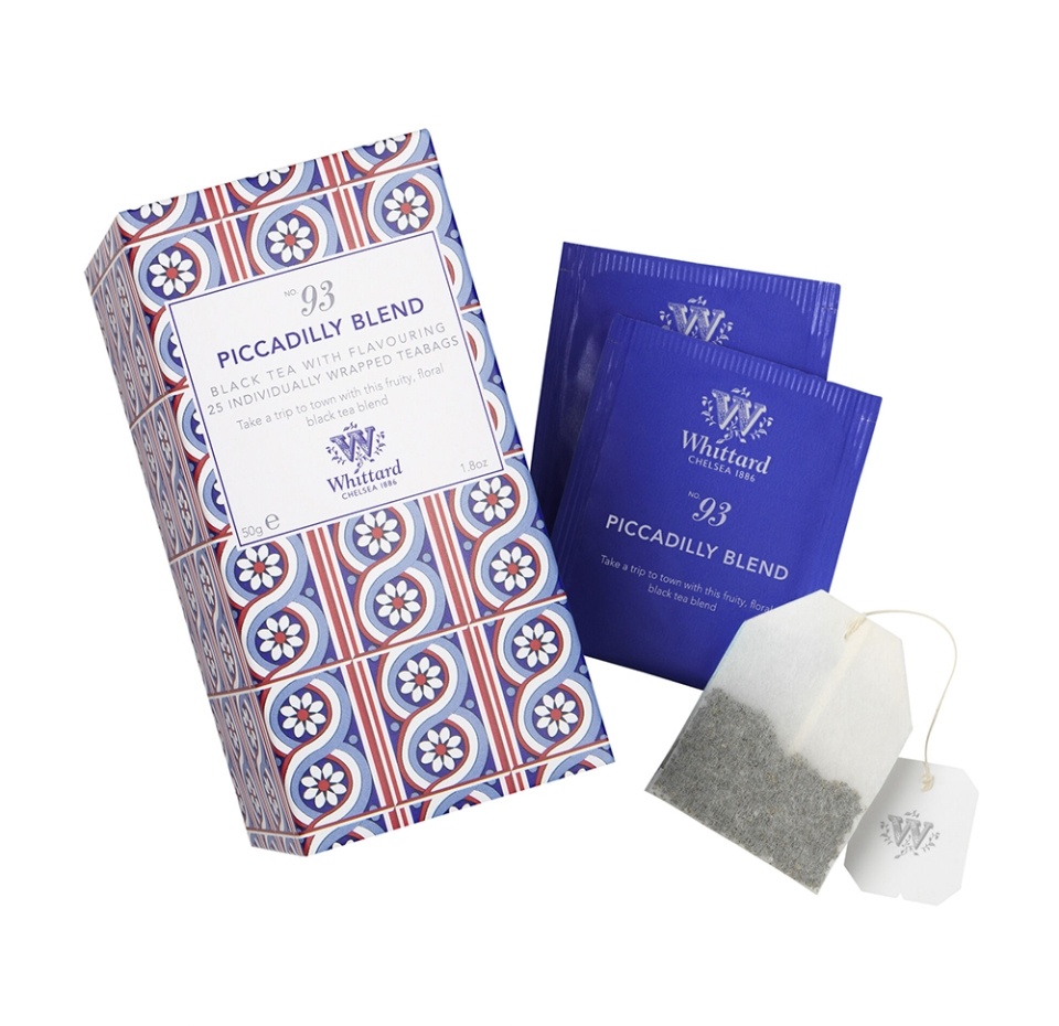 

Чай черный Whittard of Chelsea Piccadilly Blend пакетики 25 шт. х 2 г