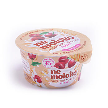 Продукт овсяный Nemoloko Yo'gurt вишня