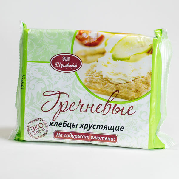 Хлебцы Шугарофф гречневые безглютеновые