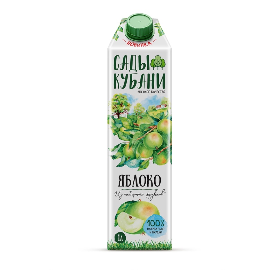 

Нектар Сады Кубани яблочный 1 л