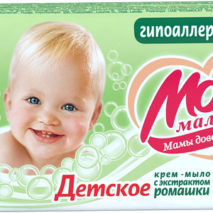 Мыло-крем туалетное Детское Ромашка Мой малыш