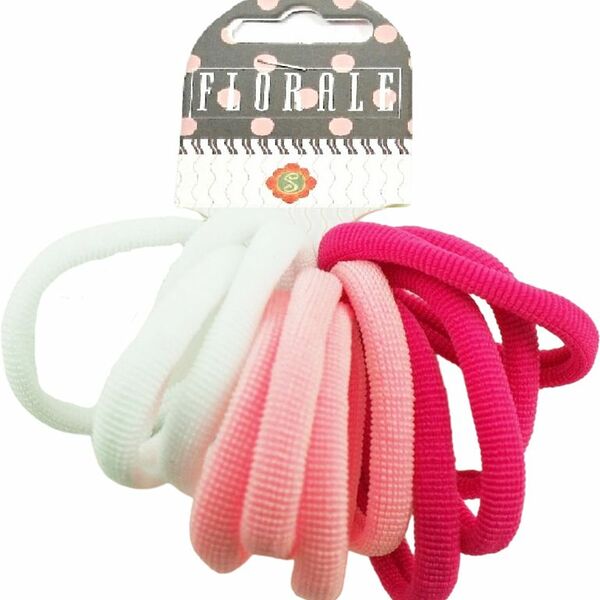Набор резинок Florale Basic mix для волос XFL1-03, 12шт