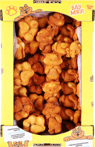 Изделие хлебобулочное сдобное Вау Мяу! Кот с лапками