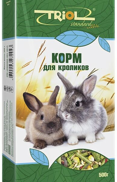 Корм для кроликов Triol Криспи 500г