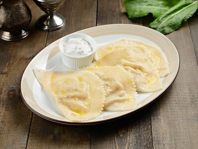Вареники с картофелем и грибами