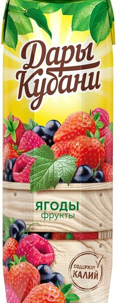 Нектар Дары Кубани Ягоды и фрукты 950мл