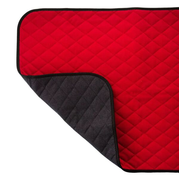 Многоразовая пеленка для кошек и собак с антибактериальной пропиткой имембраной, 40х60см, бордовая