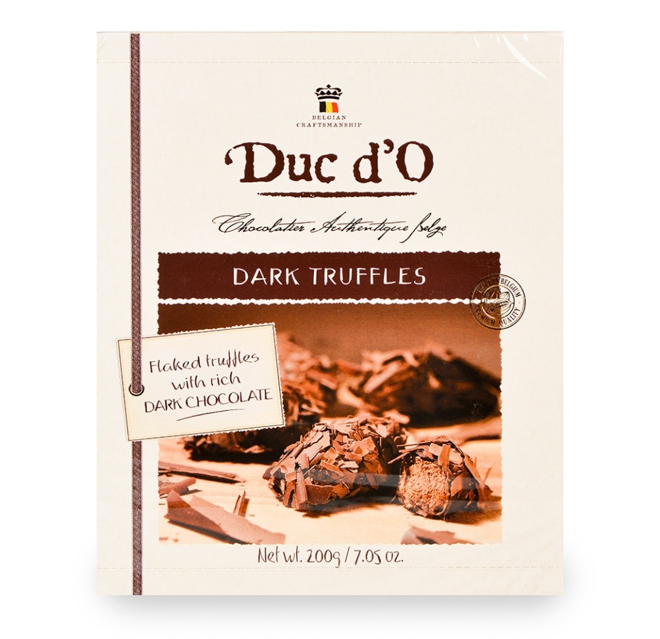 

Набор конфет трюфель из горького шоколада Duc d'O