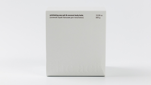 

Скраб для тела `THE ACT` соляной с кокосом 300 г