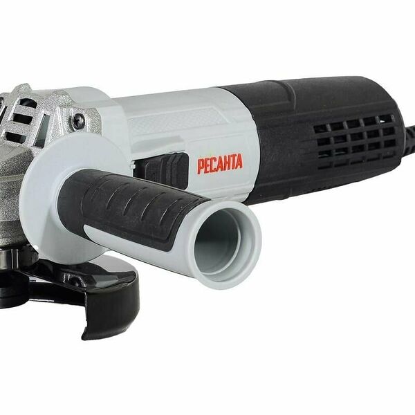 Углошлифовальная машина (болгарка) РЕСАНТА, 1100 Вт, 11000 об/мин, диаметр диска-125мм, электр. регулировка оборотов