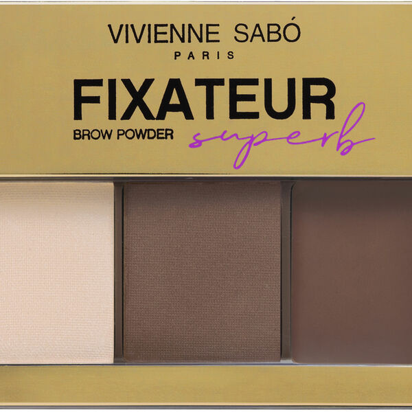 Набор для бровей Vivienne Sabo Fixateur Superb т.02 