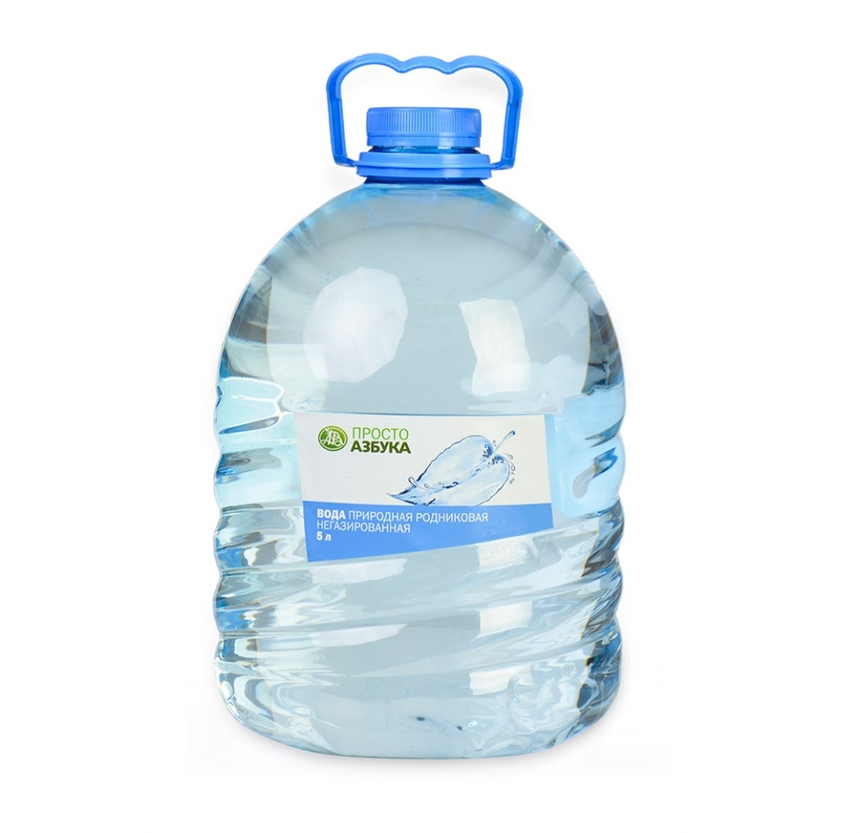 

Вода природная Просто Азбука родниковая питьевая 5 л