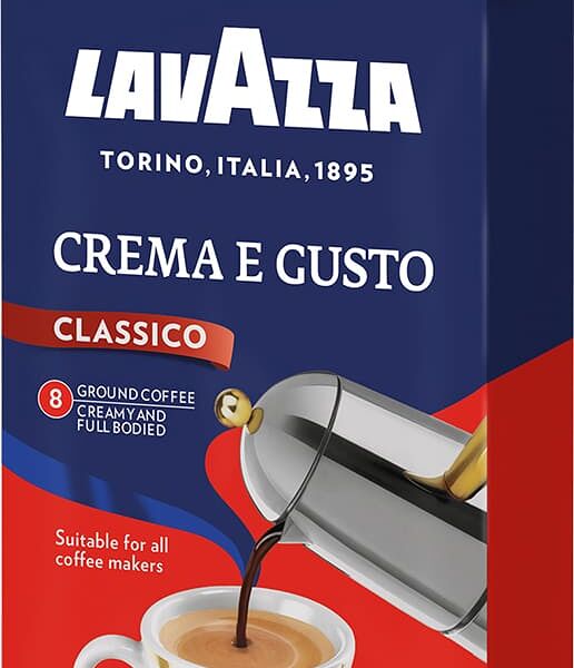 Кофе crema e gusto молотый Lavazza 250 г