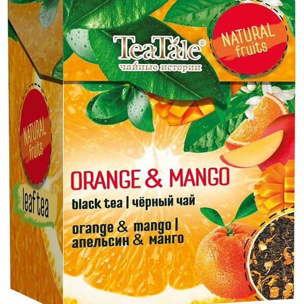 Чай черный TeaTale Сочные фрукты с ароматом апельсина и манго
