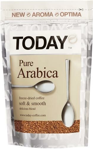 Кофе растворимый Today Pure Arabica 75г
