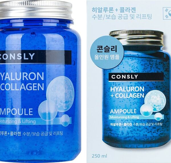 Сыворотка для лица Consly укрепляющая с гиалуроновой кислотой и коллагеном 250мл