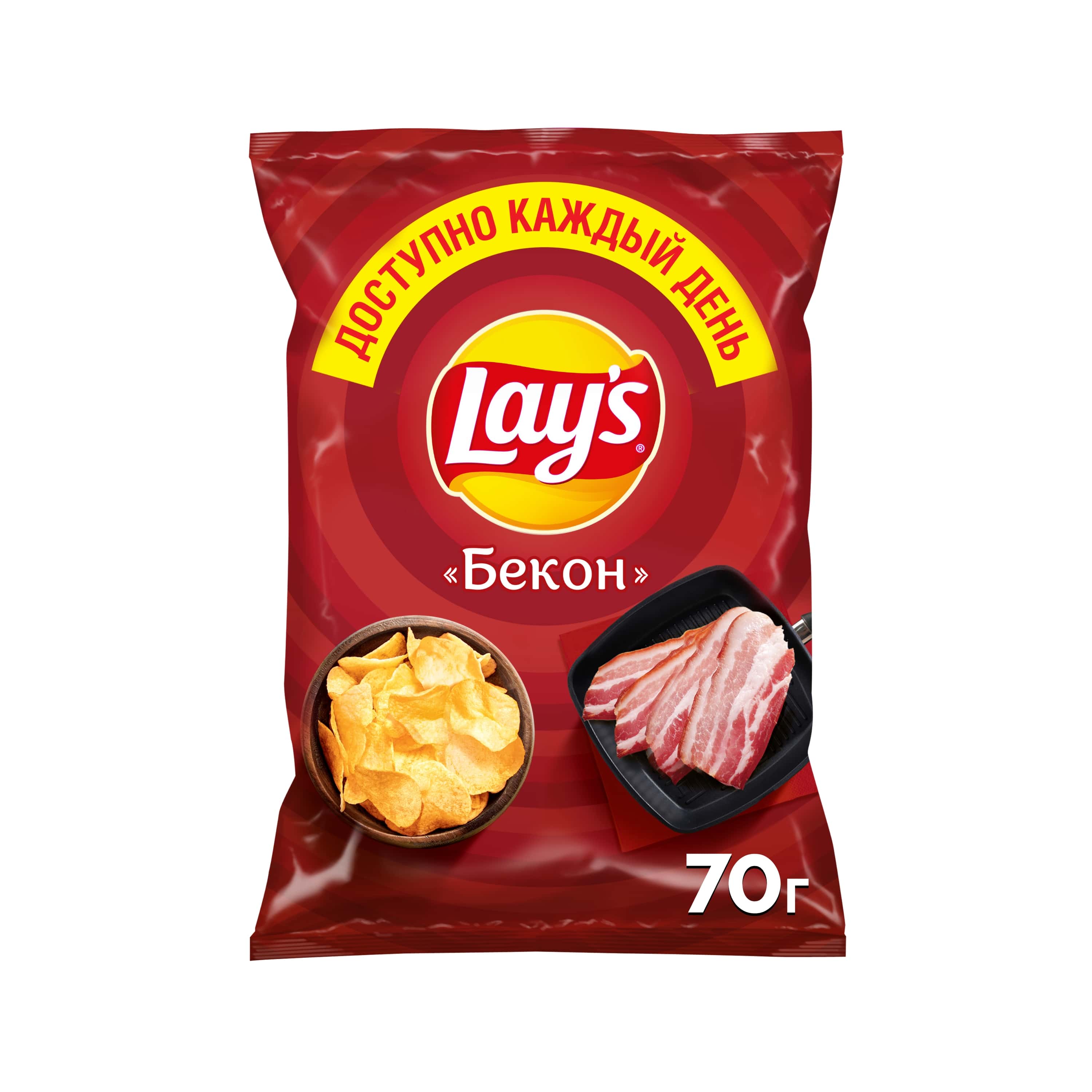 

Картофельные чипсы Lay's Бекон 70 г