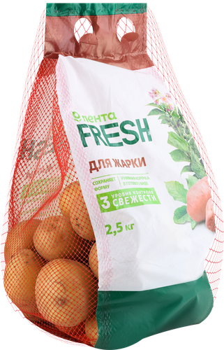 

Картофель ЛЕНТА FRESH Для жарки, 2,5кг