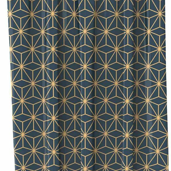 Шторка для ванной Fora Мариголд цвет: синий, 180×180 см