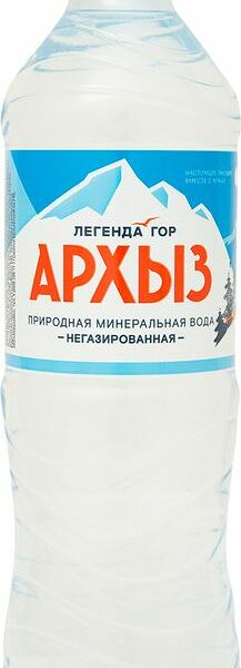 Вода Архыз Легенда Гор минеральная природная питьевая столовая негазированная, 500мл