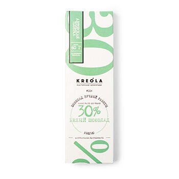 Шоколад белый с орехом кешью Kreola мастерская шоколада